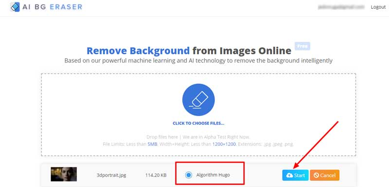 Remove Background AI image eraser bg free online for Photos