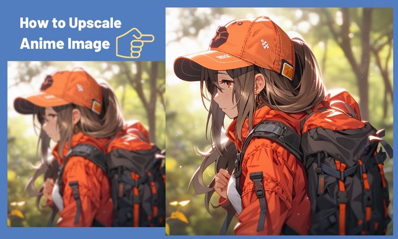 How to upscale anime image