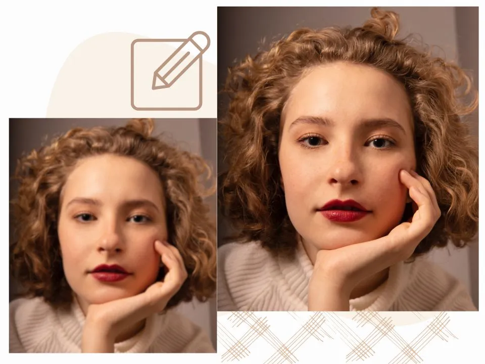 ИИ ретушь лица | Ретушируйте и исправляйте размытые портретные фотографии  бесплатно!